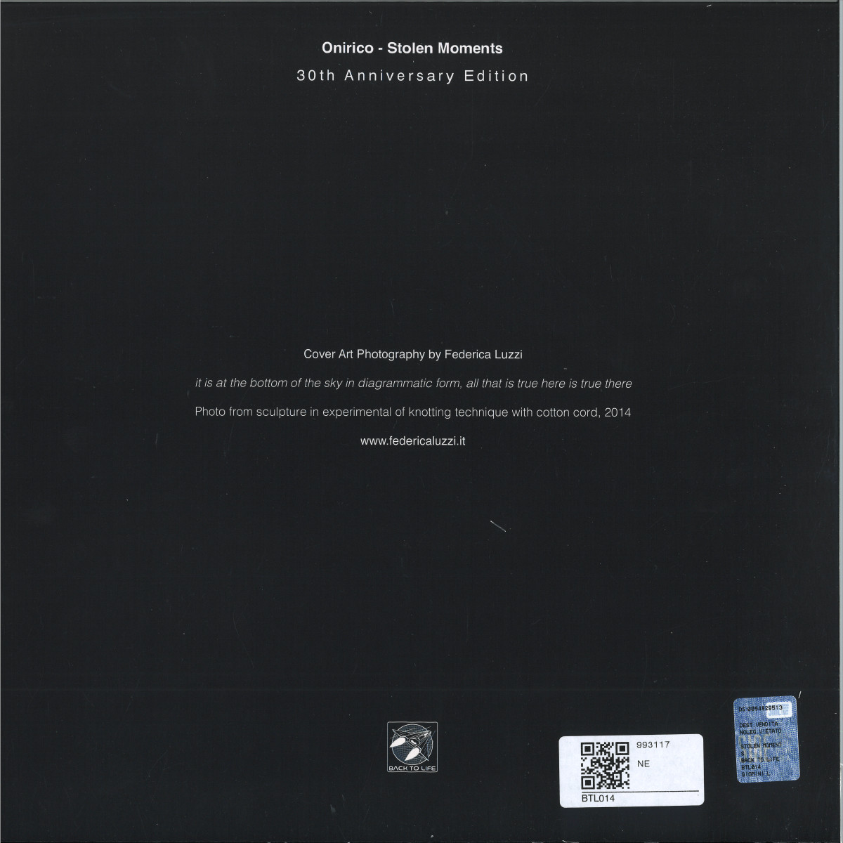Onirico - Stolen Moments (30th Anniversary Edition) (VINYL) | Mint (M) Mint (M)