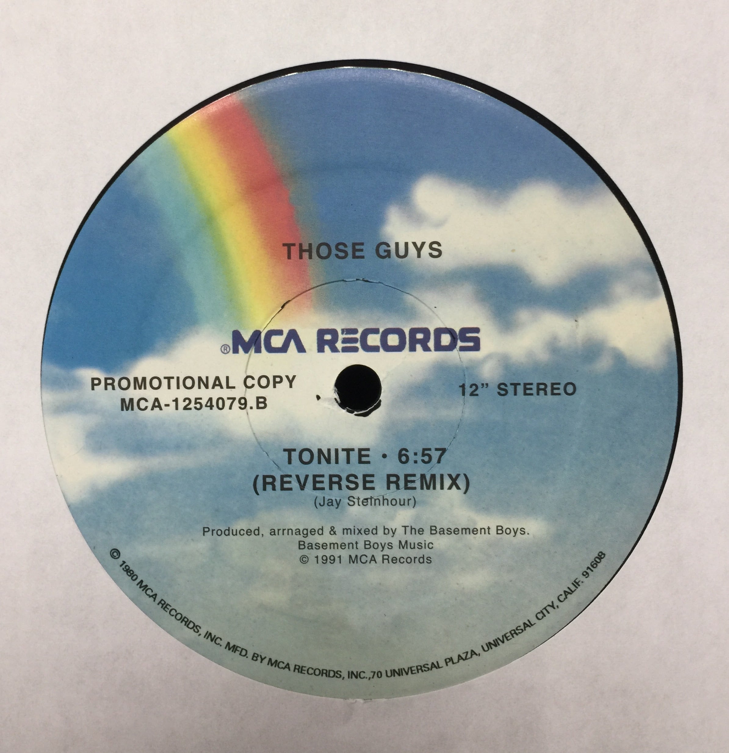 Those Guys - Tonite (PROMO VINYL) |