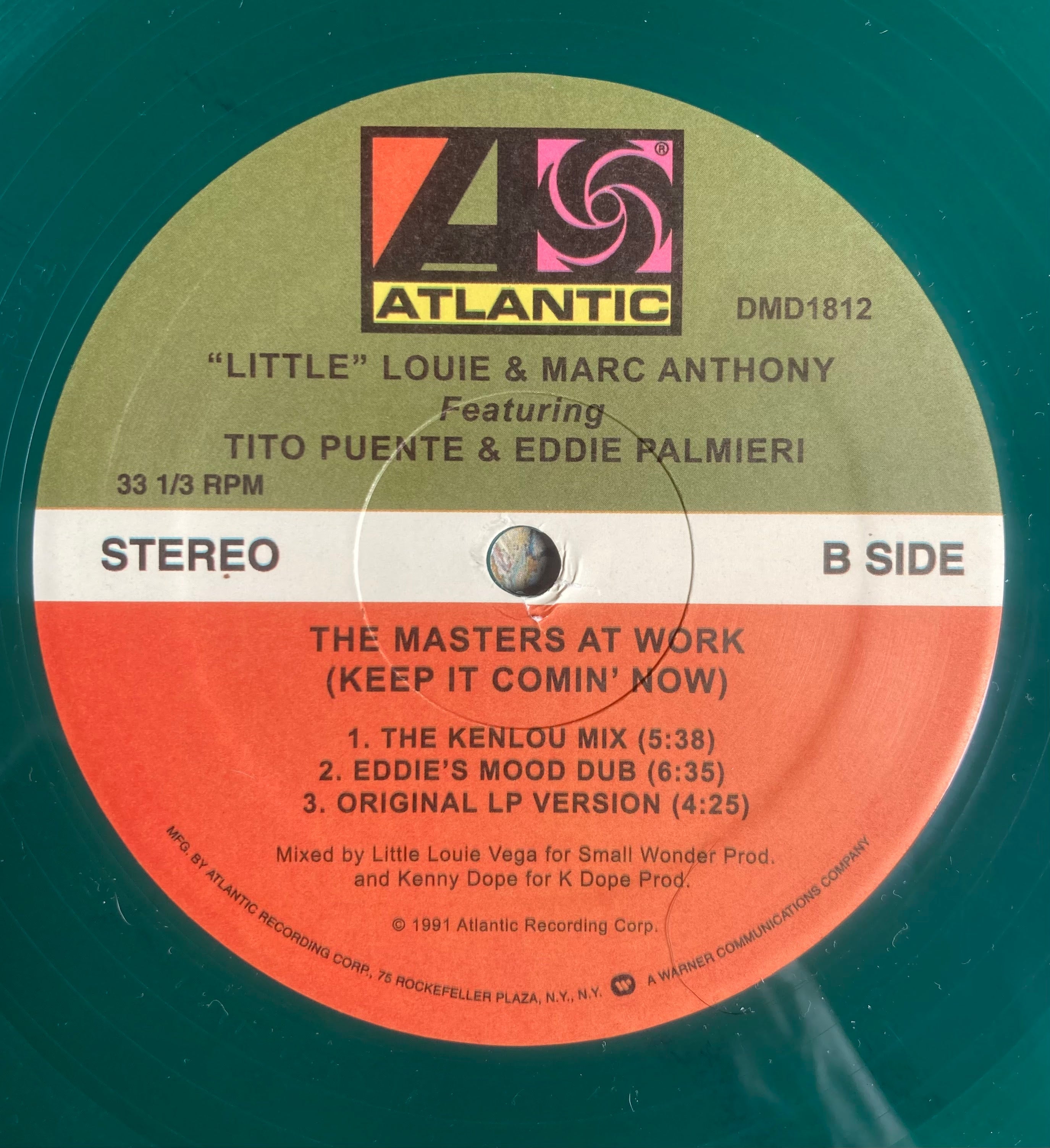 The Masters At Work (Keep It Comin' Now) (Green Vinyl) | Mint (M) Generic