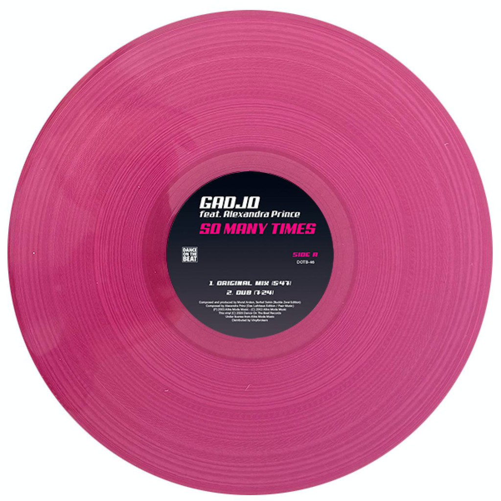 Gadjo feat. Alexandra Prince - (PRESALE 5/22/26) So Many Times (PINK VINYL) | Mint (M) Mint (M)