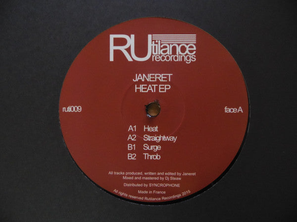 Janeret - Heat EP (VINYL) | Mint (M) Generic