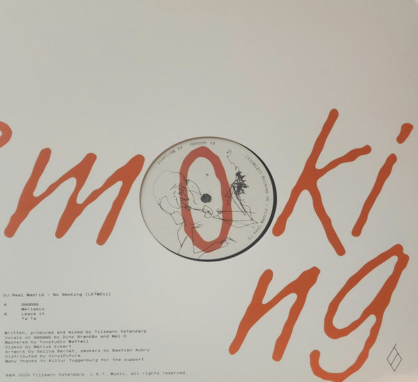 DJ Real Madrid - No Smoking (VINYL) |