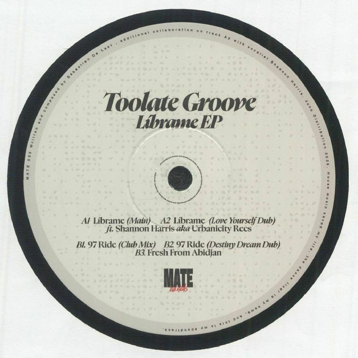Toolate Groove - (PRESALE) Librame EP (VINYL) | Mint (M) Mint (M)