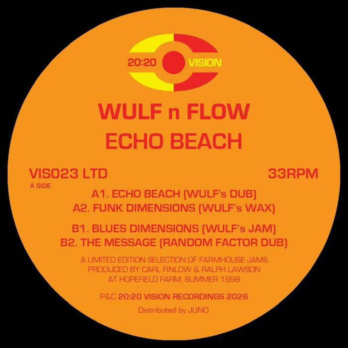 Wulf N Flow - (PRESALE 7/27/26) Echo Beach (VINYL) | Mint (M) Mint (M)