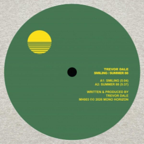 Trevor Dale - (PRESALE) SMILING / SUMMER 88 (VINYL) | Mint (M) Mint (M)