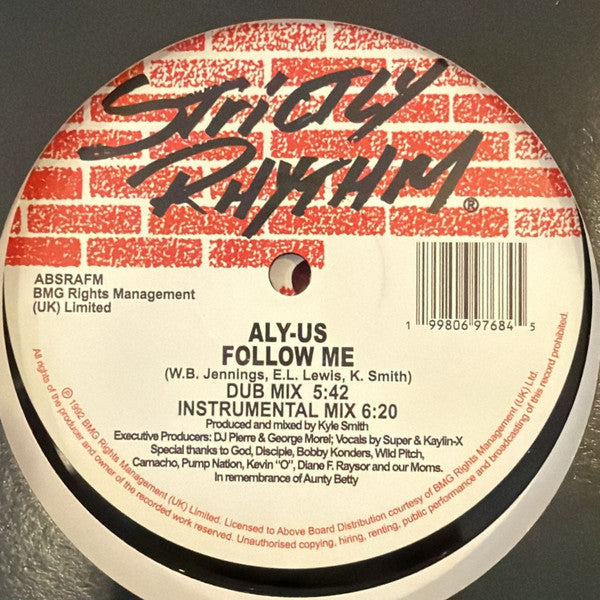 Aly-Us - Follow Me (VINYL) | Mint (M) Generic