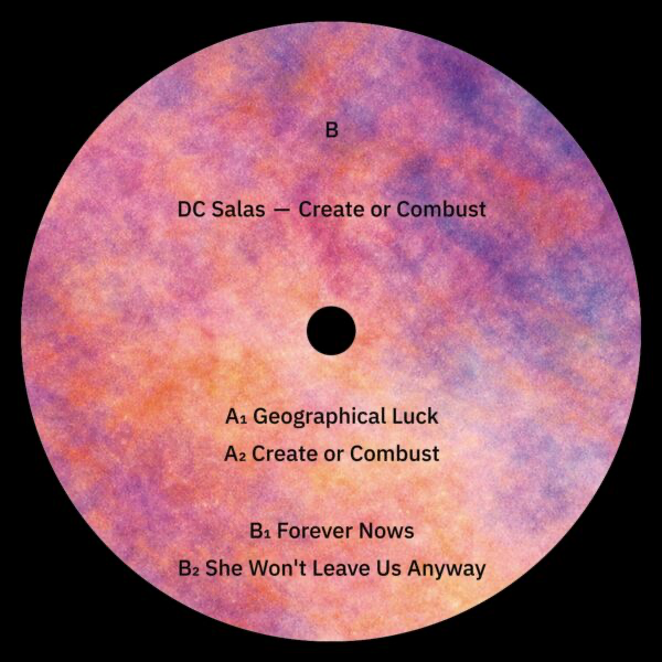 DC Salas - (PRESALE 6/11/26) Create or Combust (VINYL) | Mint (M) Mint (M)