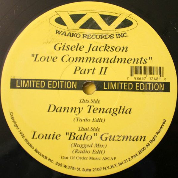 Gisele Jackson - Love Commandments Part II | Excellent (EX) Generic