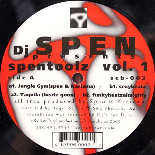 DJ Spen - Spentoolz (Vol. 1) | Near Mint (NM) Generic