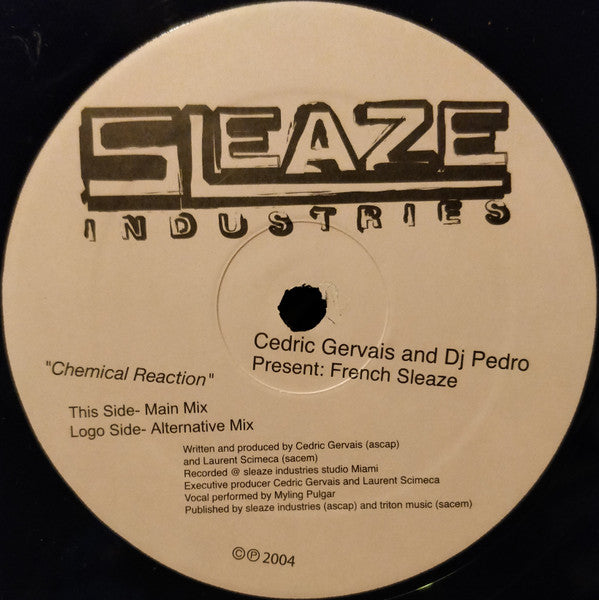 Cedric Gervais - Chemical Reaction | Near Mint (NM) Very Good Plus (VG+)
