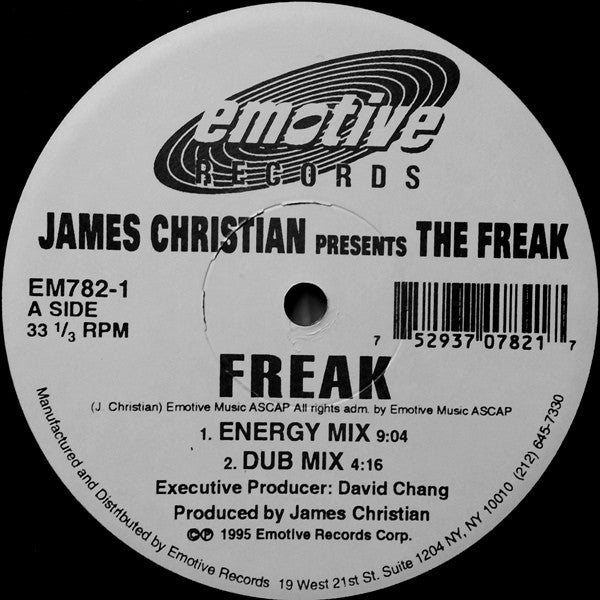 James Christian - Freak (VINYL) |
