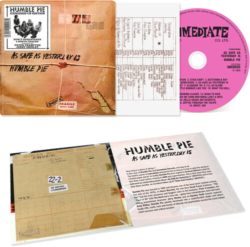 Humble Pie - As Safe as Yesterday Is (Remastered, Bonus Tracks, Reissue) Music CD