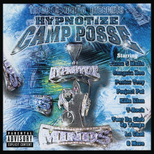 Three 6 Mafia - Hypnotize Camp Posse [2LP Translucent Blue] Vinyl Record