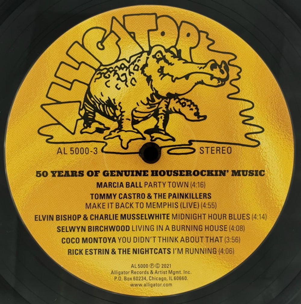 Alligator Records - 50 Years Of Genuine Houserockin' Music (2-LP Vinyl) Vinyl Record