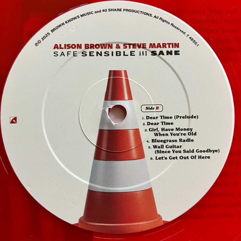 Alison Brown & Steve Martin – Safe Sensible & Sane (Red 2-LP Vinyl) Vinyl Record