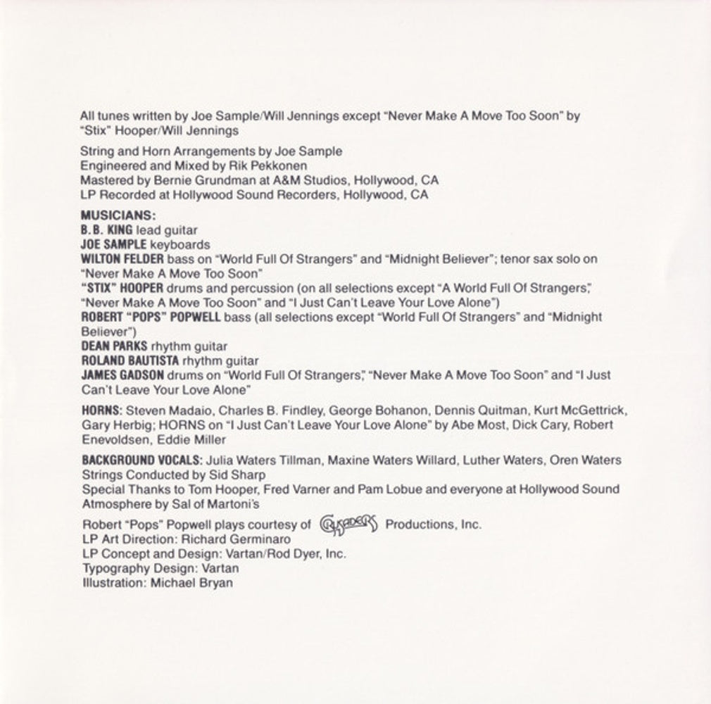 B.B. King – Midnight Believer Music CD