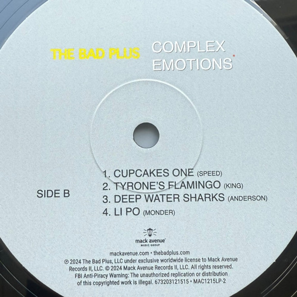 The Bad Plus – Complex Emotions (LP Vinyl) Vinyl Record