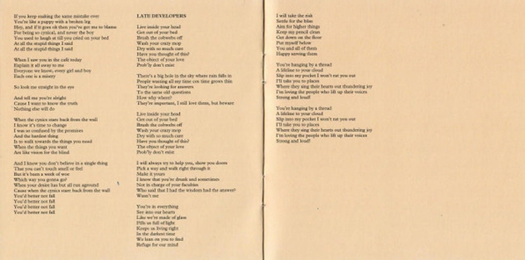 Belle And Sebastian – Late Developers Music CD