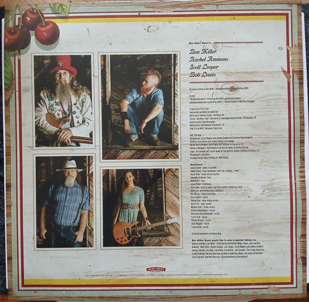 Ben Miller Band – Choke Cherry Tree (LP Vinyl) Vinyl Record