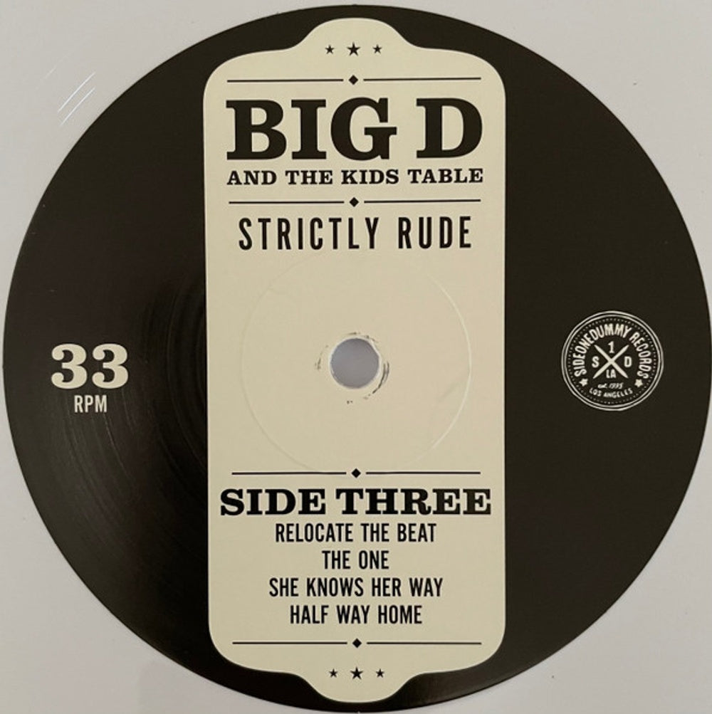 Big D and The Kids Table – Strictly Rude (2-LP Vinyl) Vinyl Record