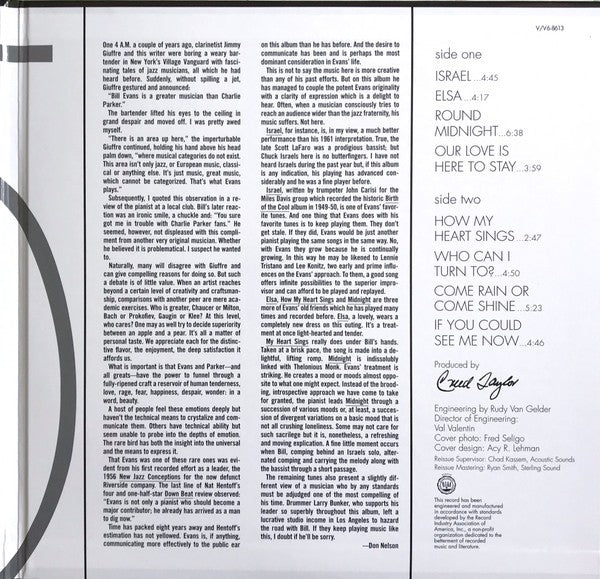 Bill Evans – Bill Evans: Trio '65 (LP Vinyl) Vinyl Record