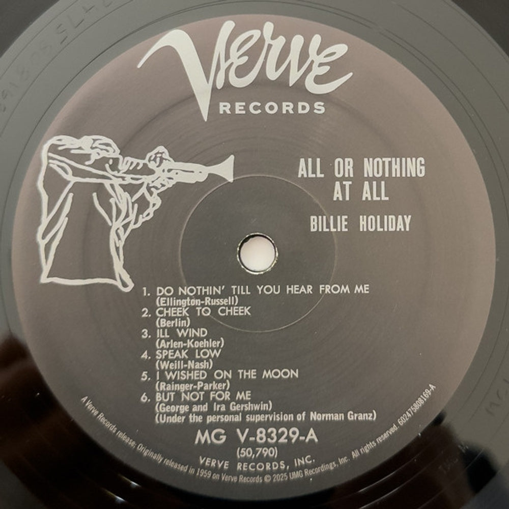 Billie Holiday – All Or Nothing At All (LP Vinyl) Vinyl Record