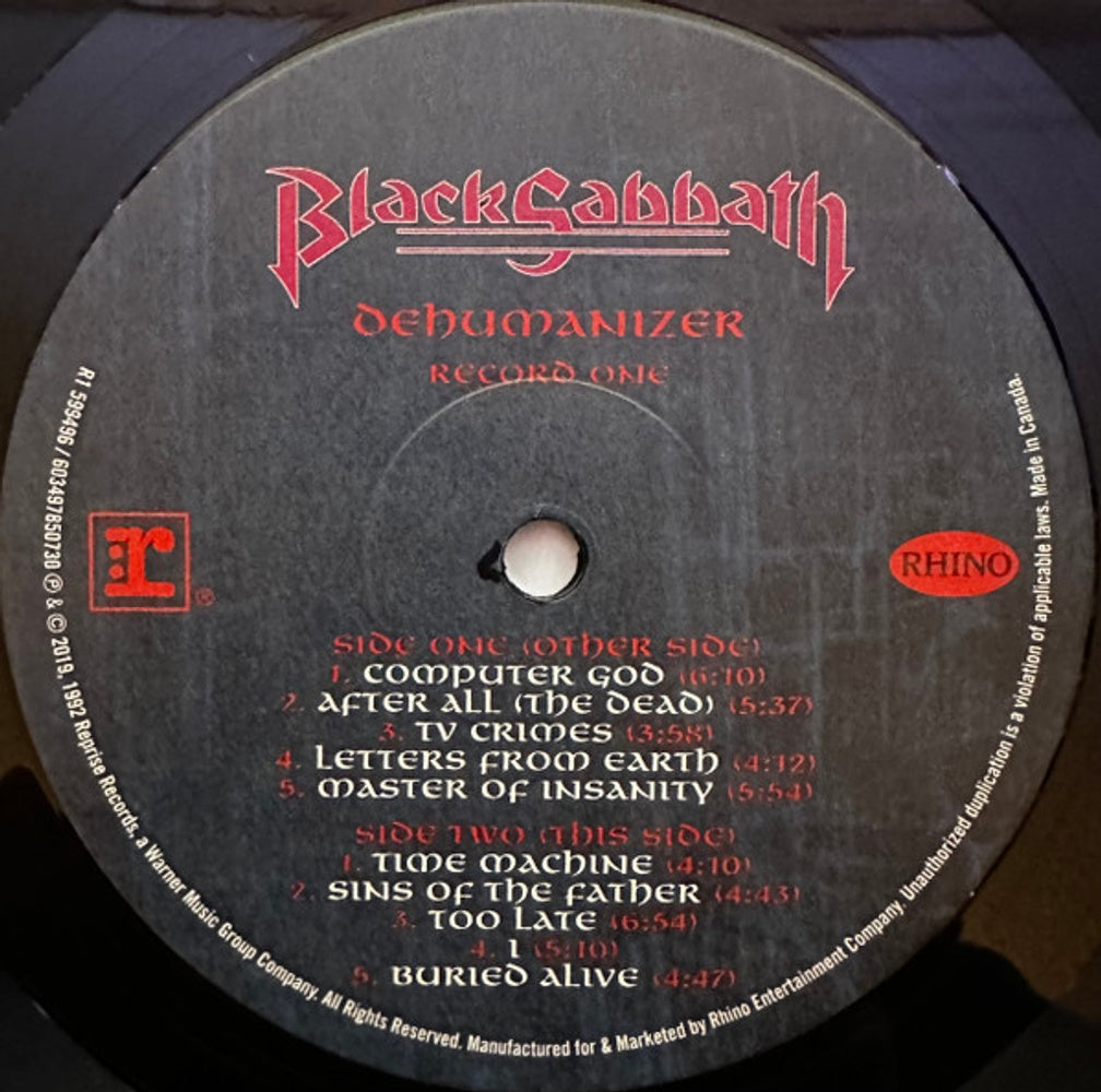Black Sabbath – Dehumanizer (2-LP Vinyl) Vinyl Record