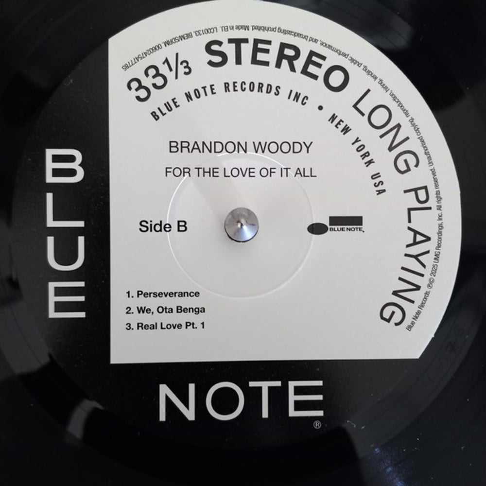 Brandon Woody – For The Love Of It All (LP Vinyl) Vinyl Record