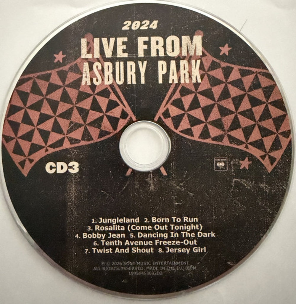 Bruce Springsteen & The E Street Band – Live From Asbury Park (3-CD) Music CD