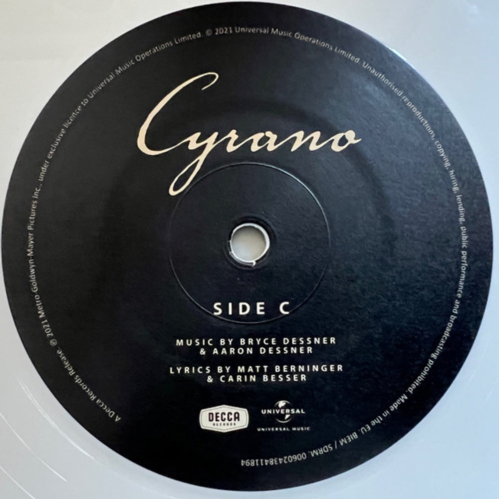 Bryce Dessner & Aaron Dessner – Cyrano: Original Motion Picture Soundtrack (2-LP Vinyl) Vinyl Record