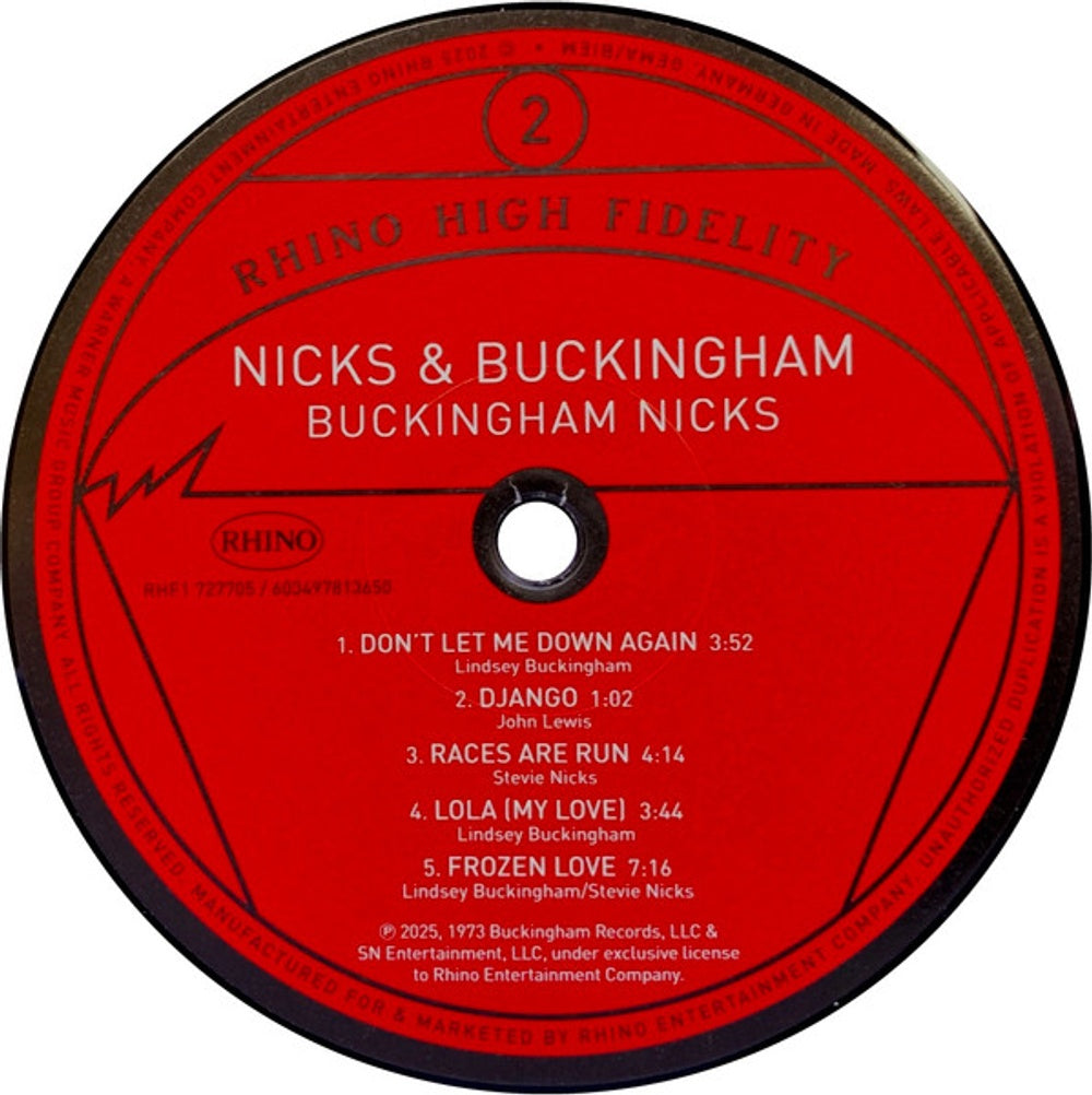 Buckingham Nicks – Buckingham Nicks - (LP Vinyl) Vinyl Record