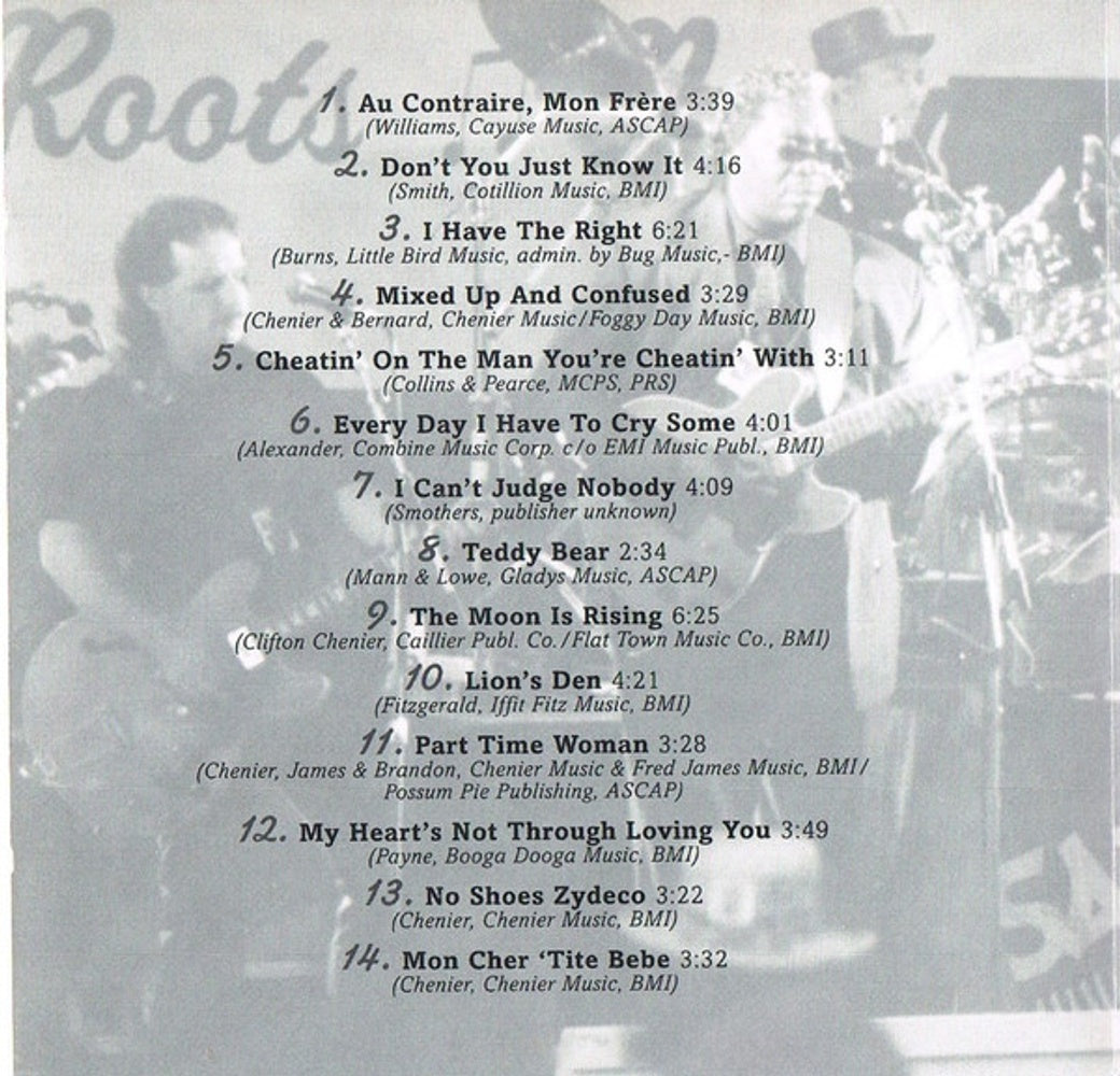 C.J. Chenier & The Red Hot Louisiana Band – Big Squeeze Music CD