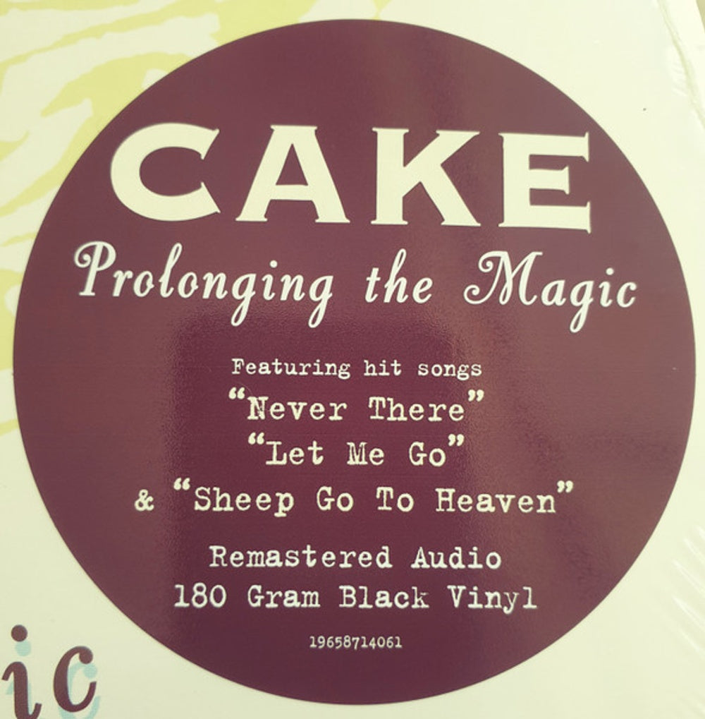 CAKE – Prolonging The Magic (LP Vinyl) Vinyl Record