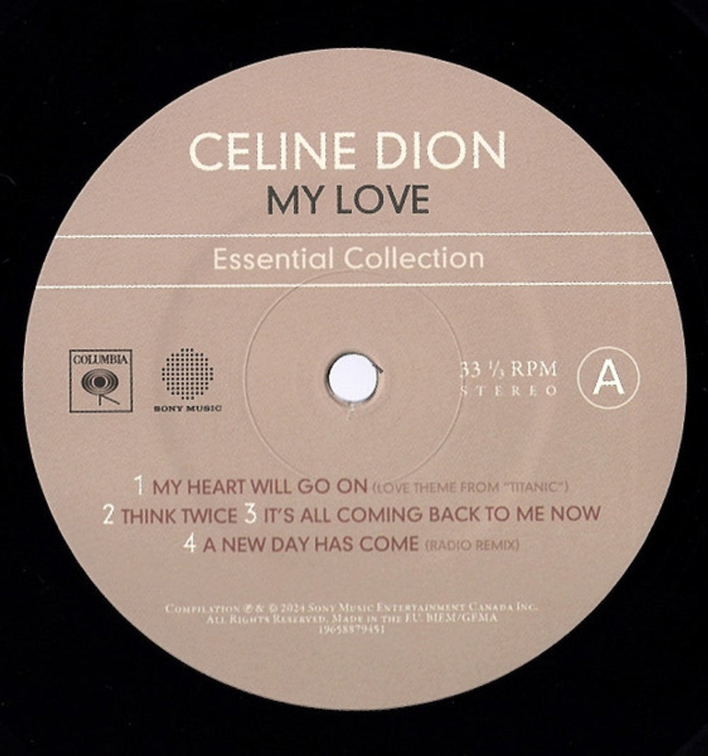 Celine Dion – MY LOVE Essential Collection (2-LP Vinyl) Vinyl Record