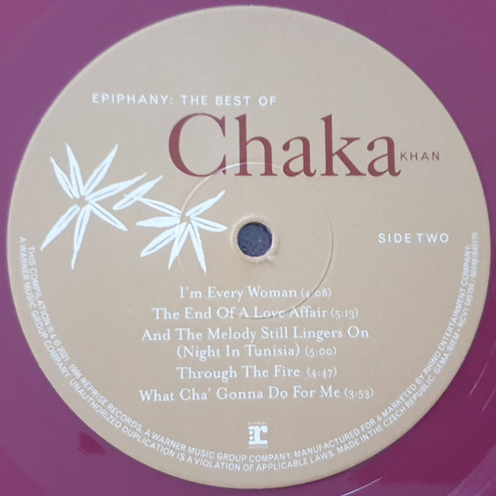 Chaka Khan – Epiphany: The Best Of Chaka Khan (Burgundy LP Vinyl) Vinyl Record