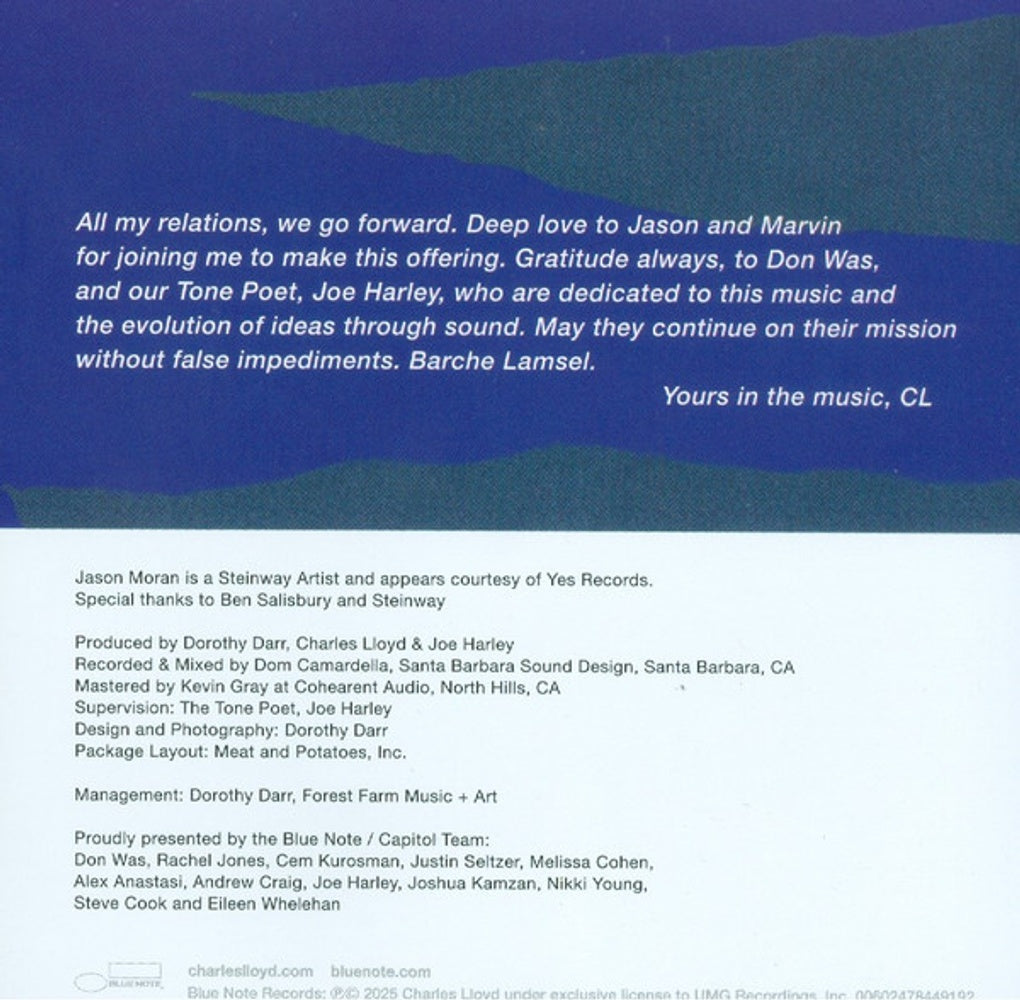 Charles Lloyd – Figure In Blue (2-CD) Music CD