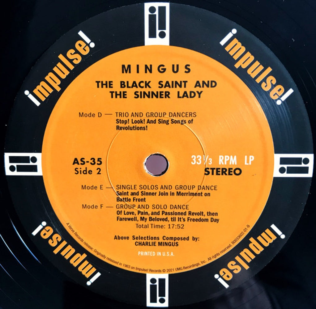 Charles Mingus – The Black Saint And The Sinner Lady (LP Vinyl) Vinyl Record