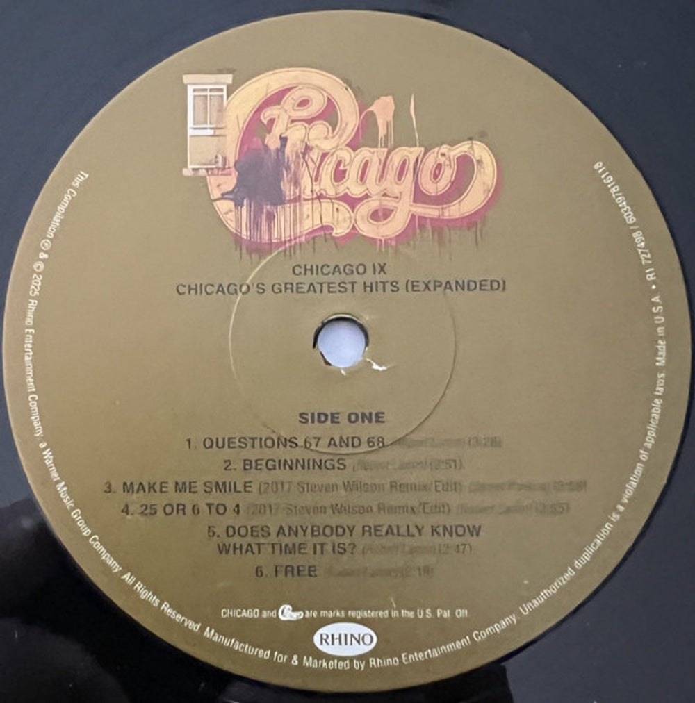 Chicago – Chicago IX: Greatest Hits (2-LP Vinyl) Vinyl Record