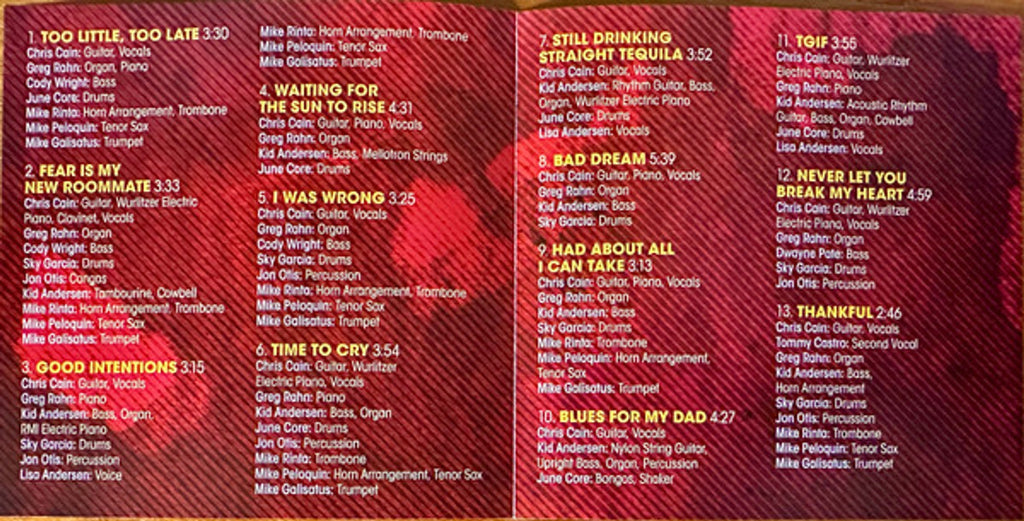 Chris Cain – Good Intentions Gone Bad Music CD