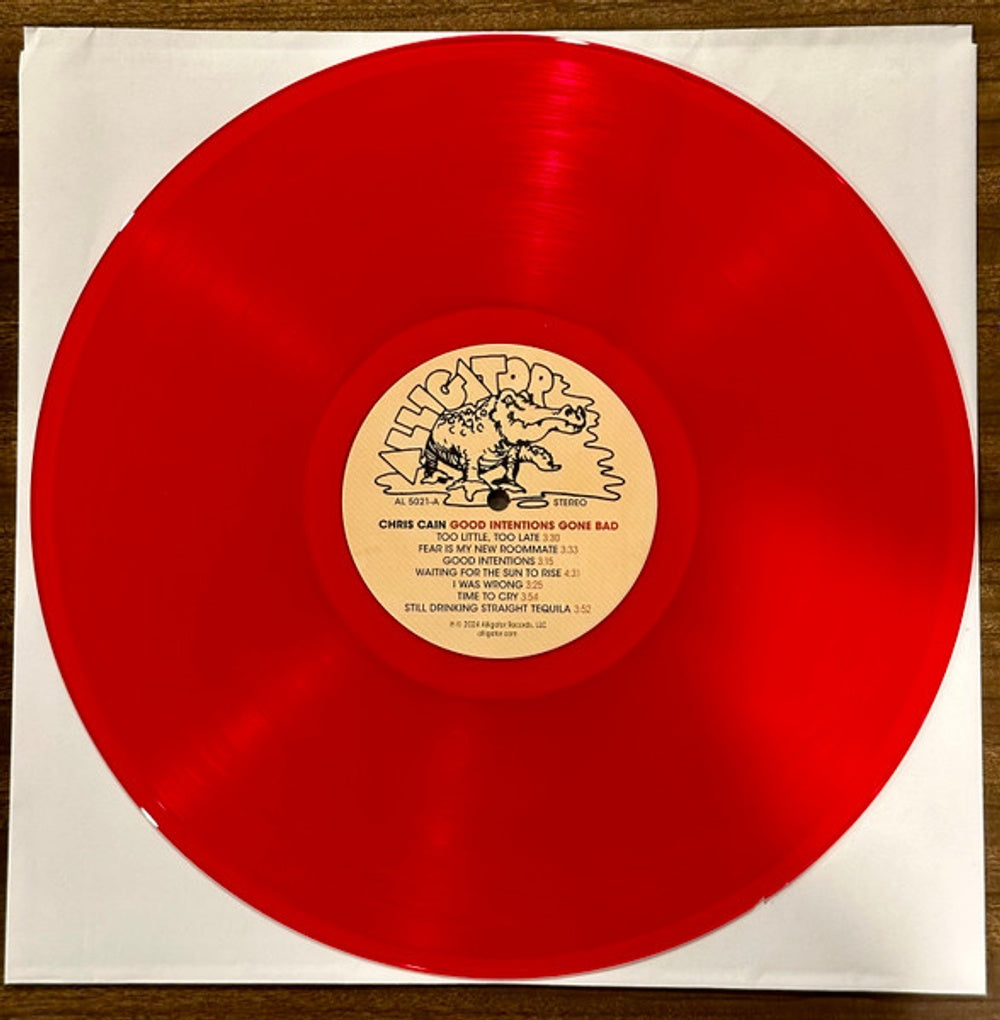 Chris Cain – Good Intentions Gone Bad (LP Red Vinyl) Vinyl Record