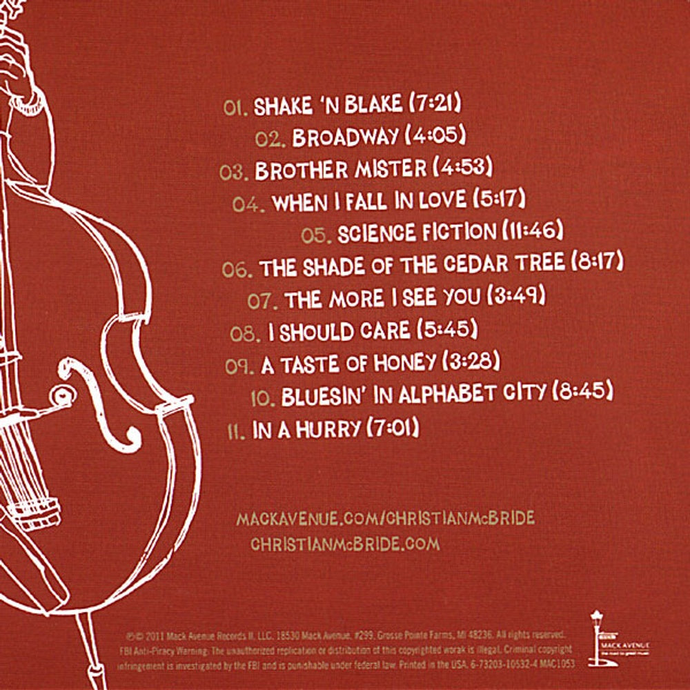 Christian McBride Big Band – The Good Feeling Music CD
