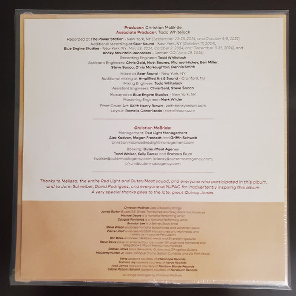 Christian Mcbride  Big Band – Without Further Ado, Vol 1 (LP Vinyl) Vinyl Record