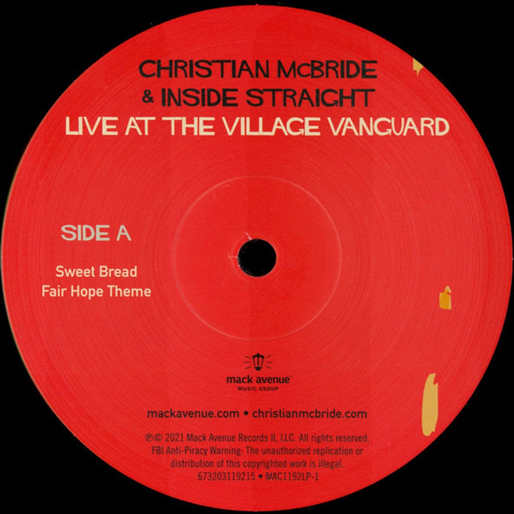 Christian McBride & Inside Straight – Live At The Village Vanguard (2-LP Vinyl) Vinyl Record