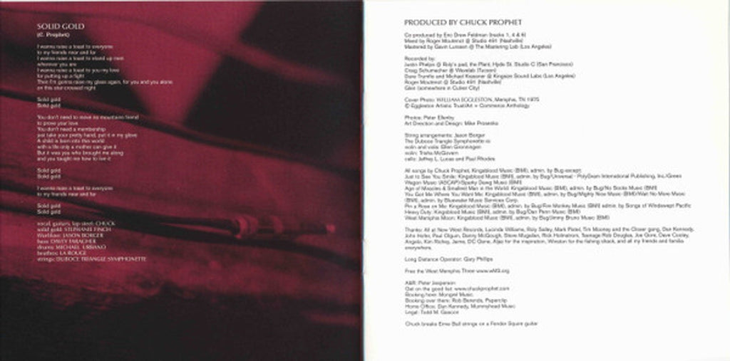Chuck Prophet – Age Of Miracles Music CD