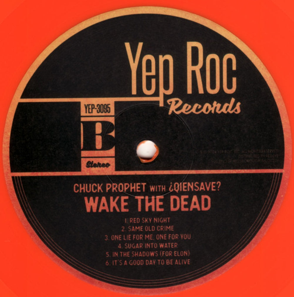 Chuck Prophet – Wake The Dead (LP Orange Vinyl) Vinyl Record