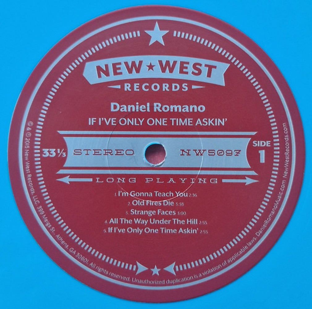 Daniel Romano – If I've Only One Time Askin' (LP Vinyl) Vinyl Record