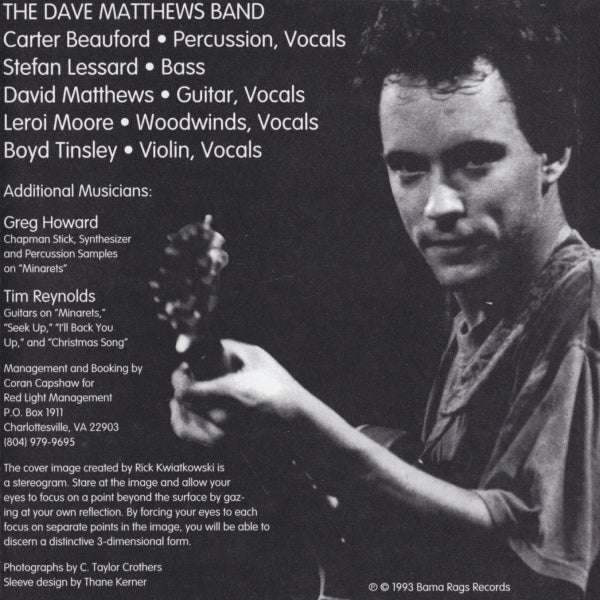 Dave Matthews Band – Remember Two Things Music CD