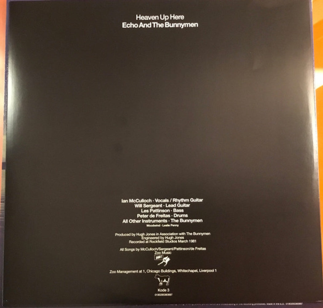 Echo & The Bunnymen – Heaven Up Here (LP Vinyl) Vinyl Record