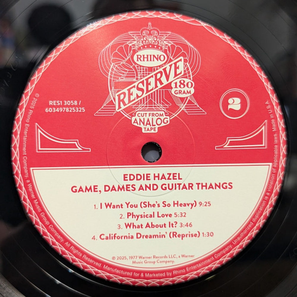 Eddie Hazel – Game, Dames And Guitar Thangs (LP Vinyl) Vinyl Record