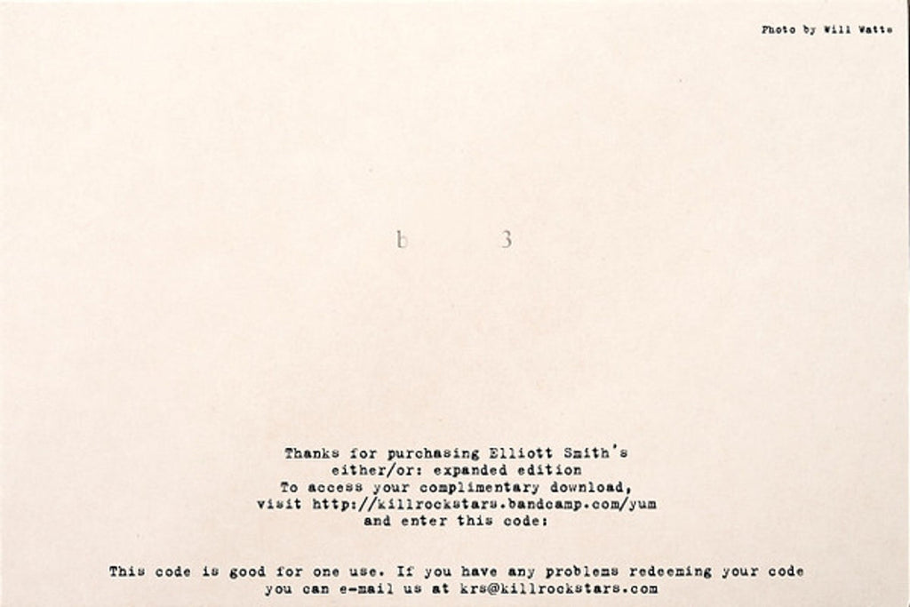 Elliott Smith – Either/Or: Expanded Edition (2-LP Vinyl) Vinyl Record